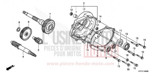 BOITE DE VITESSES SH125RA de 2010